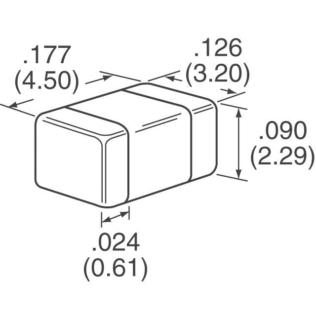 18121C105KAZ2A KYOCERA AVX  Ceramic Capacitors